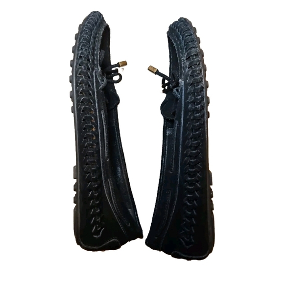 MICHAEL Michael Kors Womens Black Suede Classic Designer Everyday Moccasin 9.5 - Picture 5 of 13